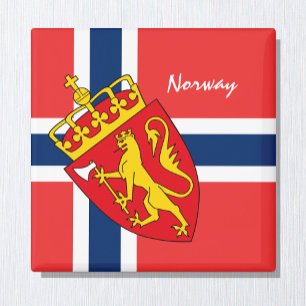 Imán Bandera noruega y vacaciones en Noruega, viajes y