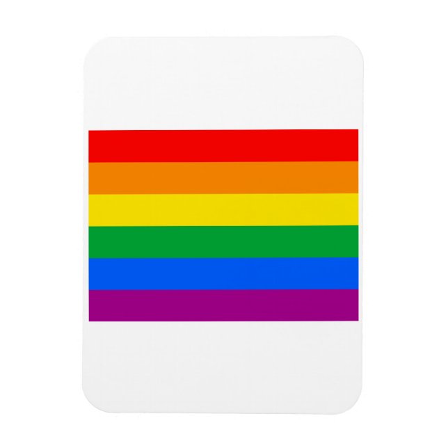 IMÁN BANDERA OFICIAL DE ORGULLO GAY (Vertical)