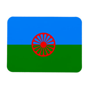 Imán Bandera oficial del gitano del Romany