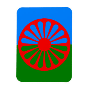 Imán Bandera oficial del gitano del Romany