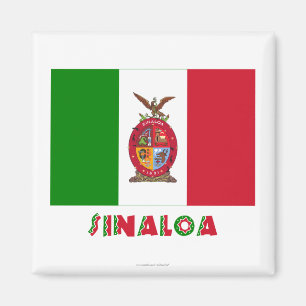 Imán Bandera oficiosa de Sinaloa