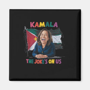 Imán Bandera Palestina Anti Kamala Harris