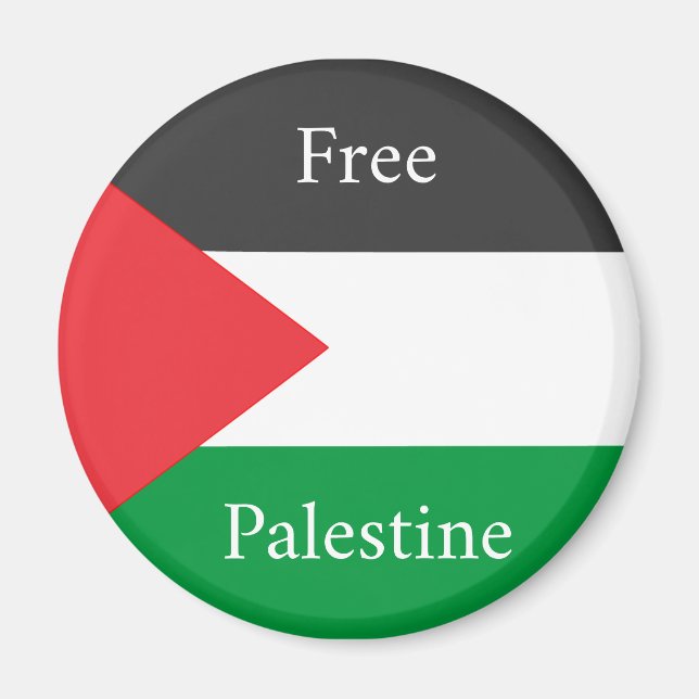 Imán Bandera palestina Free Palestine personalizada (Frente)