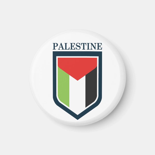 Imán Bandera palestina y palestina (Frente)