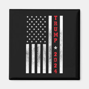 Imán Bandera Patriótica 4 De Julio De Trump 2024