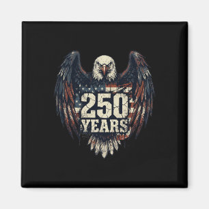 Imán Bandera Patriótica Americana 250 Años 1776-2026