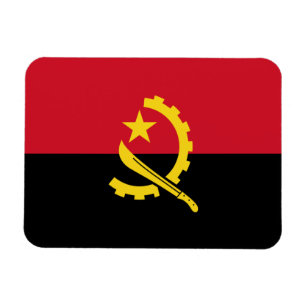 Imán Bandera patriótica angoleña