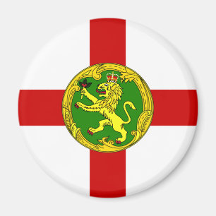 Imán Bandera Patriótica de Alderney