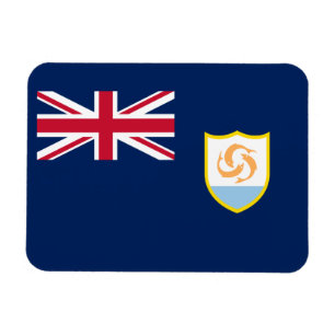 Imán Bandera patriótica de Anguila