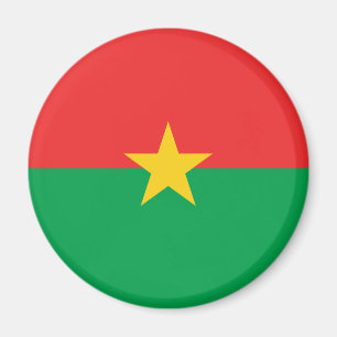 Imán Bandera patriótica de Burkina Faso