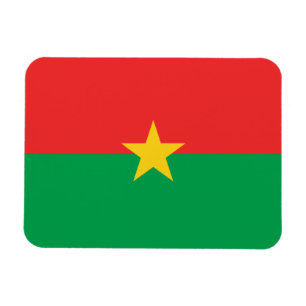 Imán Bandera patriótica de Burkina Faso