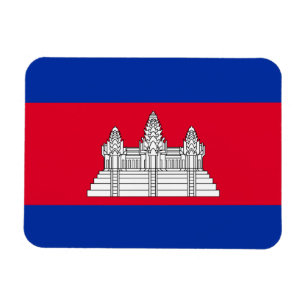 Imán Bandera Patriótica De Camboya