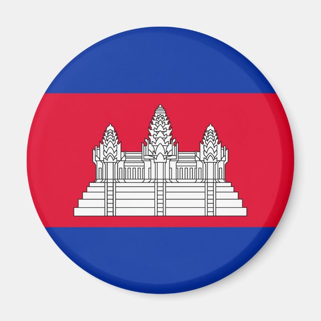 Imán Bandera Patriótica De Camboya (Frente)