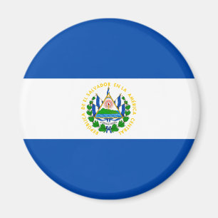 Imán Bandera Patriótica de El Salvador