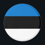 Imán Bandera Patriótica de Estonia<br><div class="desc">Bandera patriótica de Estonia</div>
