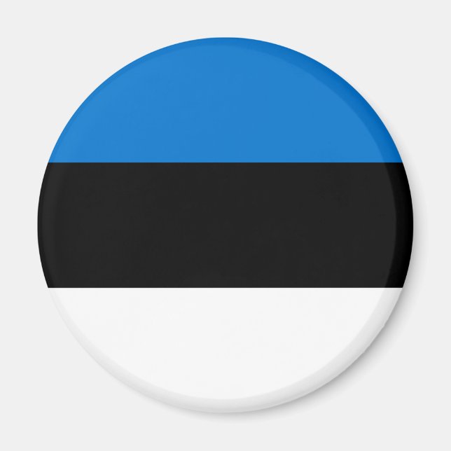 Imán Bandera Patriótica de Estonia (Frente)