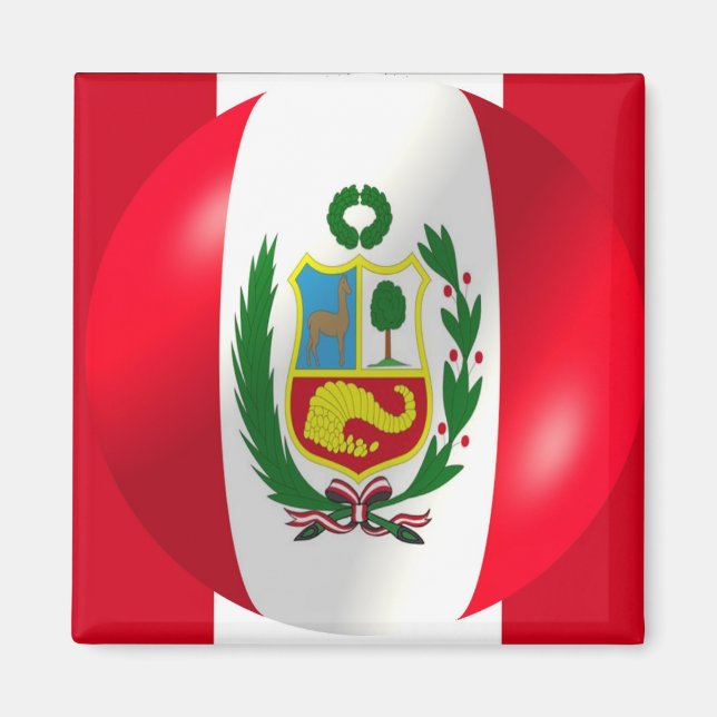Imán Bandera peruana (Frente)