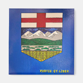 Imán Bandera pintada de Alberta