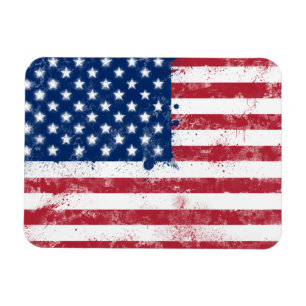 Imán Bandera pintada de manchas de Estados Unidos