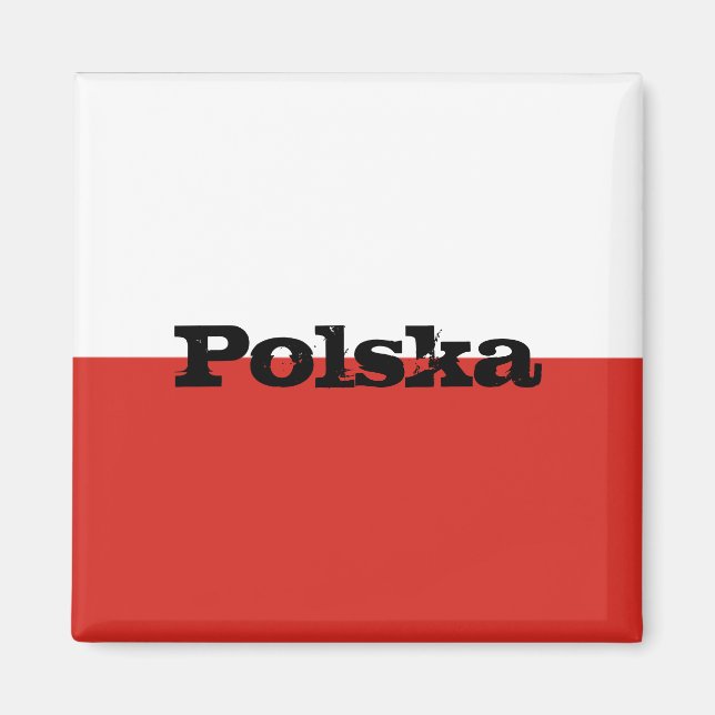 Imán Bandera polaca (Frente)