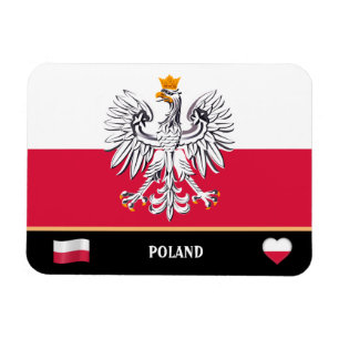 Imán Bandera polaca/Polonia