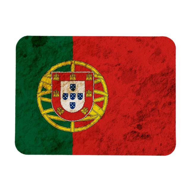 Imán Bandera portuguesa irregular (Horizontal)
