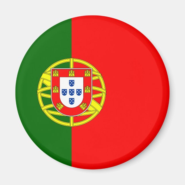 Imán Bandera portuguesa (Portugal) (Frente)