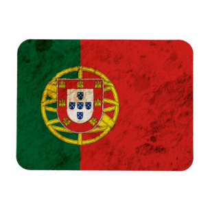 Imán Bandera portuguesa rugosa