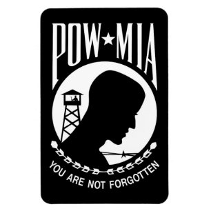 Imán Bandera POW MIA: Soldados desaparecidos de la guer