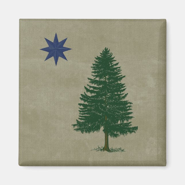 Imán Bandera principal de 1901 - Estilo vintage (Frente)