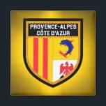 Imán Bandera Provence-Alpes-Côte d'Azur<br><div class="desc">Bandera Provence-Alpes-Côte d'Azur</div>