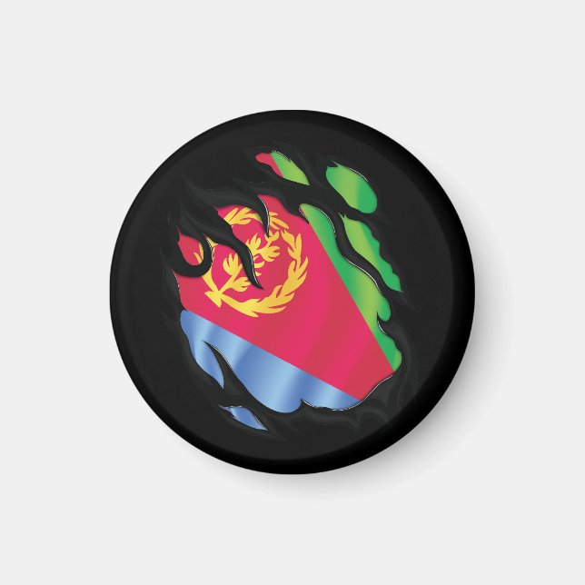 Imán Bandera robada de Eritrea (Frente)