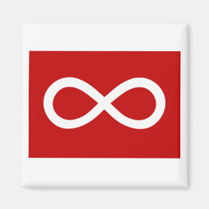 Imán Bandera Roja Métis