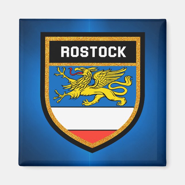 Imán Bandera Rostock (Frente)