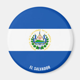 Imán Bandera salvadoreña encantadora patriótica