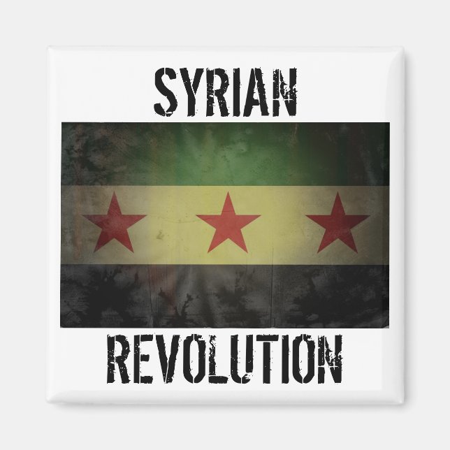 Imán Bandera siria de "Revolución siria" poco convincen (Frente)