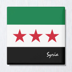 Imán Bandera siria, Siria, independencia, viaje/vacacio