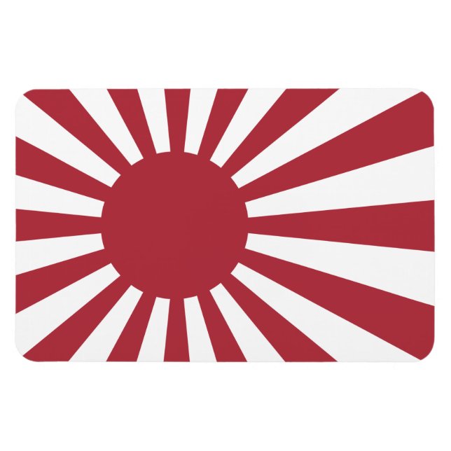 Imán Bandera solar imperial en ascenso de Japón, Edo a  (Horizontal)