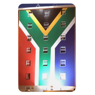 Imán bandera sudafricana de Ciudad del Cabo