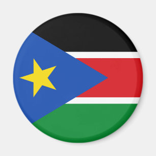 Imán bandera sudanesa del sur