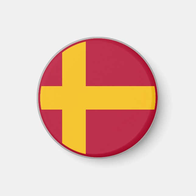 Imán Bandera sueca de Finlandia (Frente)