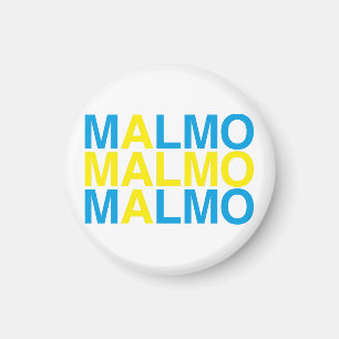 Imán Bandera sueca MALMO