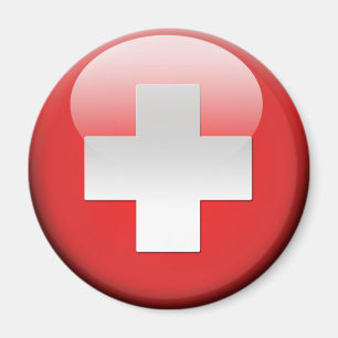 Imán Bandera suiza 2,0
