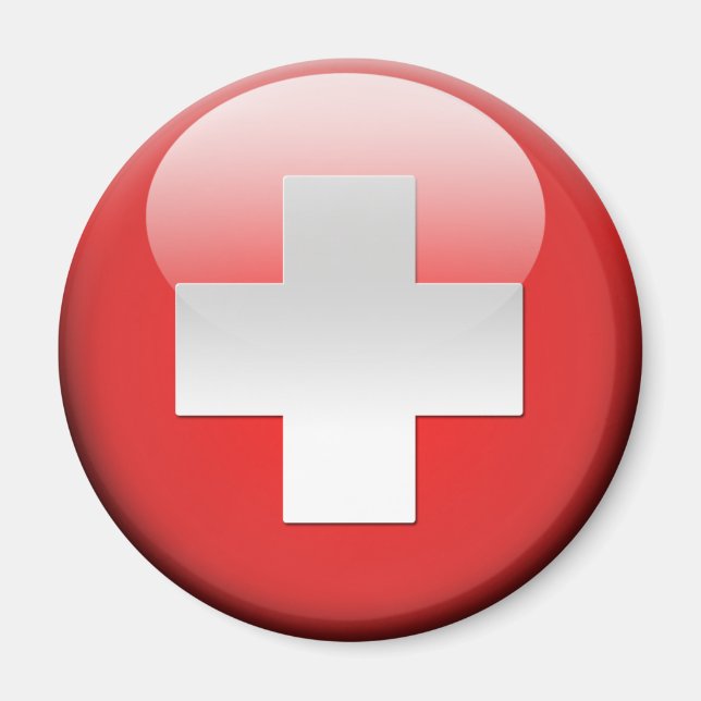 Imán Bandera suiza 2.0 (Frente)
