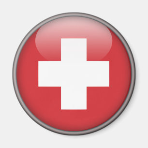 Imán Bandera suiza - Bandera de Suiza