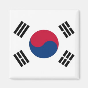 Imán Bandera surcoreana zKR001 Corea del Sur, Fridge