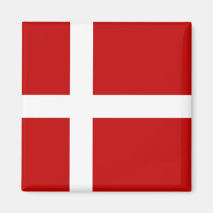 Imán Bandera Totalmente de Dinamarca