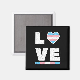 Imán Bandera transgénero LGBT orgullo bandera Grunge an
