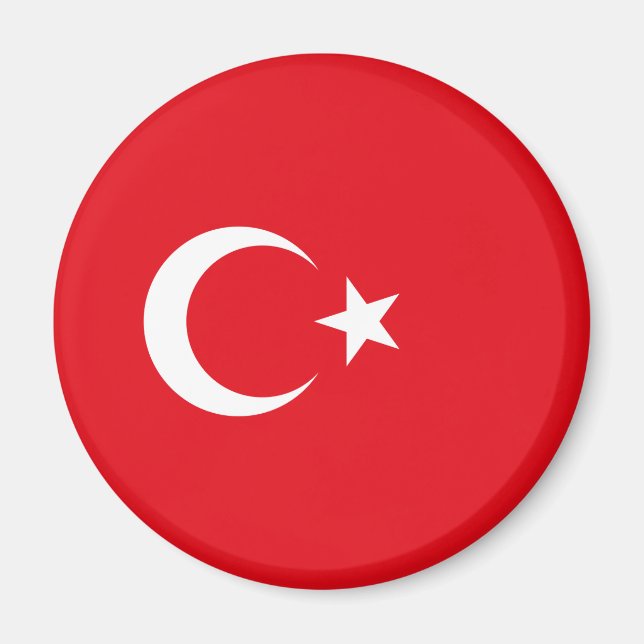 Imán Bandera turca (Turquía) (Frente)