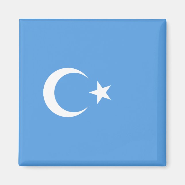 Imán Bandera uigur del este de Turkmenistán (uigur) (Frente)